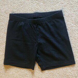 🖤 Cat & Jack Girls Black Cotton Shorts – Size Large (10/12), Like New 🖤